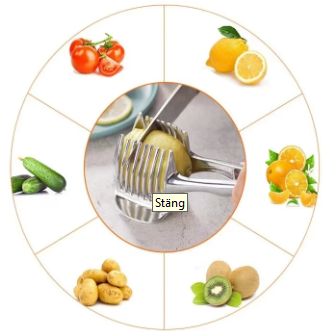 Stainless Steel Handheld Slicer